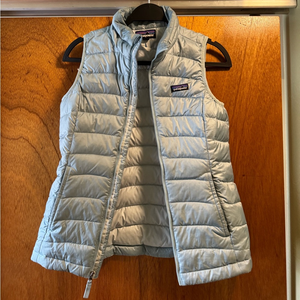 Patagonia Sky Blue Quilted Kids Vest
